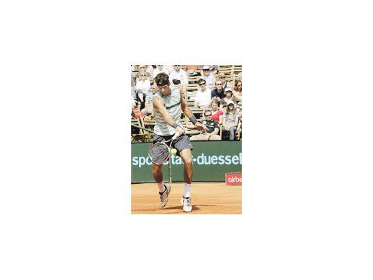 Juan Martín del Potro le otorgó el primer punto a la Argentina en la serie ante Italia.