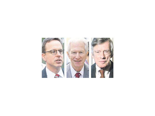 Carmine Bocuzzi, Daniel Pollack y Thomas Griesa.