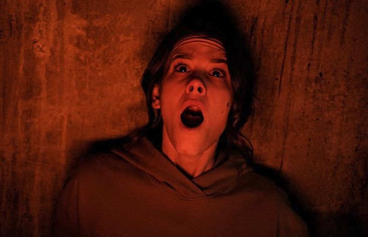 Scene from the horror movie Smile. (Smile) Scene from the horror movie Smile. (Smile)