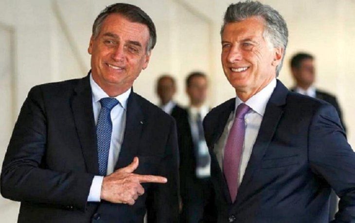 Jair Bolsonaro y Mauricio Macri.