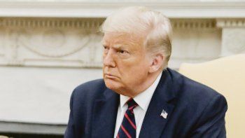 CONTRARIADO. Donald Trump encuentra en el severo tropiezo de la economía, producto de la pandemia, un escollo de calado a su proyecto reeleccionista.