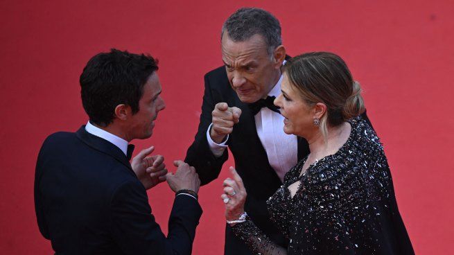 The anger of Tom Hanks on the red carpet of the Cannes Film Festival