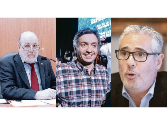Claudio Bonadio, Máximo Kirchner y Sergio Torres.