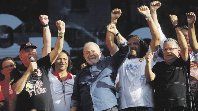 bastión. Lula encabezó un acto por el Día del Trabajador en San Pablo.