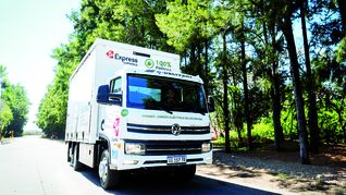 Entregaron primer camión eléctrico e-Delivery