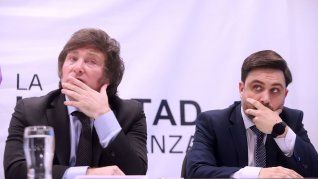Javier Milei y Ramiro Marra