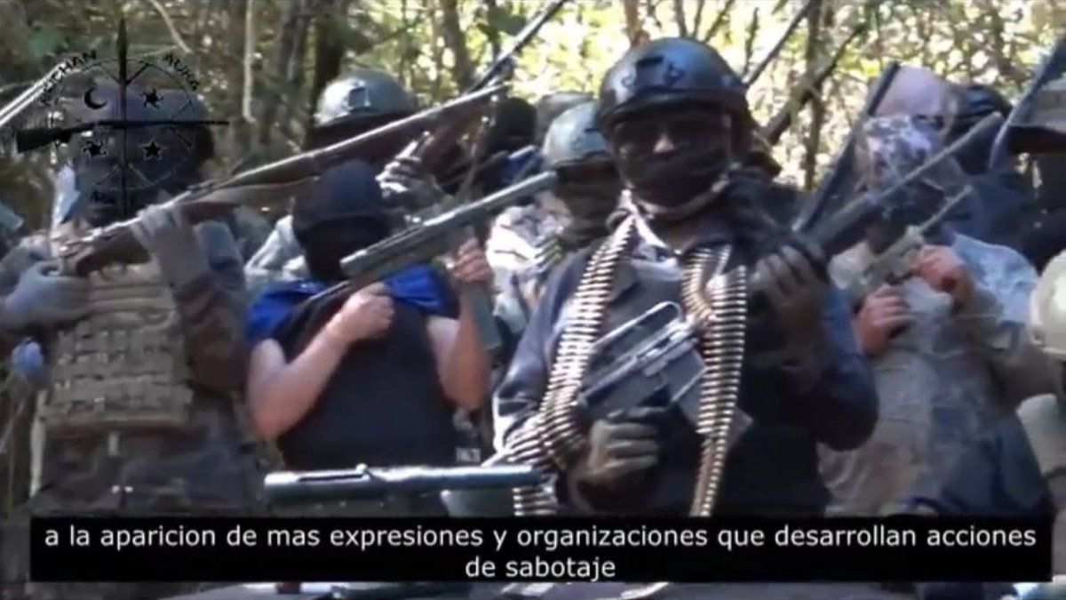 Mapuche guerrilla group of Chile disseminates a video with shots and threats to the Government