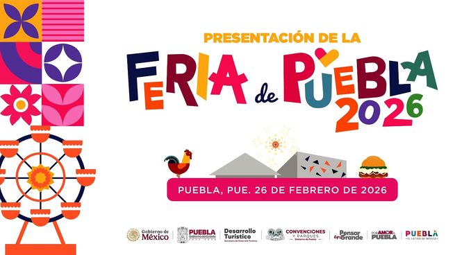 Ya está el cartel de la Feria de Puebla 2026.