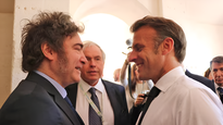 ámbito.com | Javier Milei y Emmanuel Macron.png
