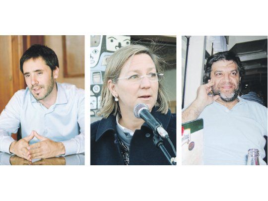 Ignacio Lamothe, María Eugenia Martini y Guillermo Durán