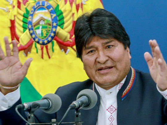 Evo Morales busca revalidarse para un cuarto mandato presidencial.