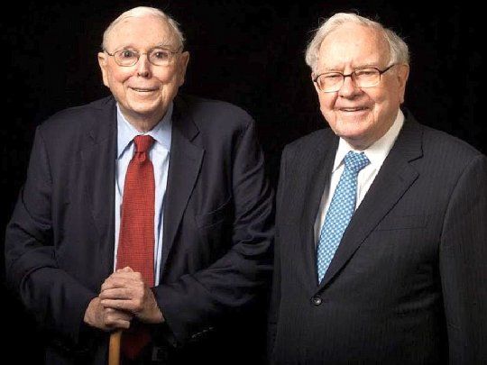 Charlie Munger y Warren Buffett.