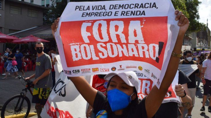 En todo Brasil hubo manifestaciones contra el presidente Jair Bolsonaro.&nbsp;