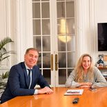 Diego Santilli, Karina Milei y Gustavo Sáenz se reunieron en la Casa Rosada. Diego Santilli, Karina Milei y Gustavo Sáenz se reunieron en la Casa Rosada.