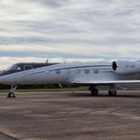 El avión que traslado a Flávio Bolsonaro fuera de Argentina rumbo a EEUU. El avión que traslado a Flávio Bolsonaro fuera de Argentina rumbo a EEUU.
