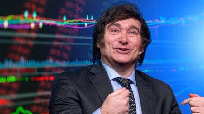Euforia en el mercado tras el triunfo de Javier Milei en las elecciones. Euforia en el mercado tras el triunfo de Javier Milei en las elecciones.