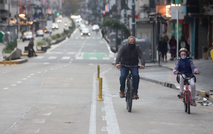 ámbito.com | Nuevo Aislamiento Confinamiento Coronavirus Covid 23-05-2019 Ciudad Vacía Restricciones Avenida Corrientes