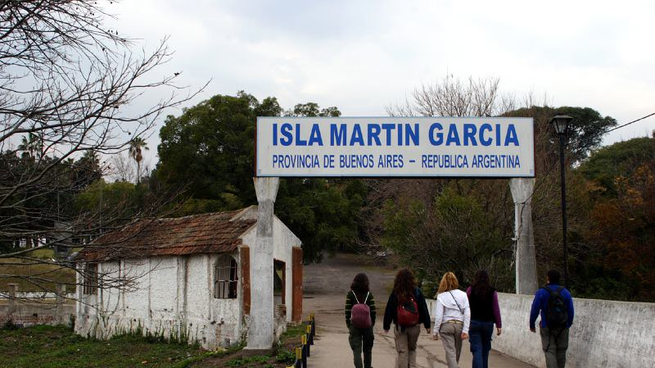 Entrada a la Isla Martín García, a sólo 40km de Buenos Aires.
