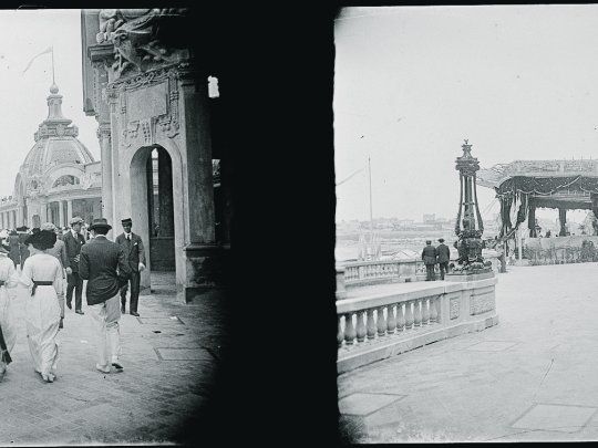 El 3D de antaño. La imagen duplicada se observaba a través de un visor especial y se volvía tridimensional.