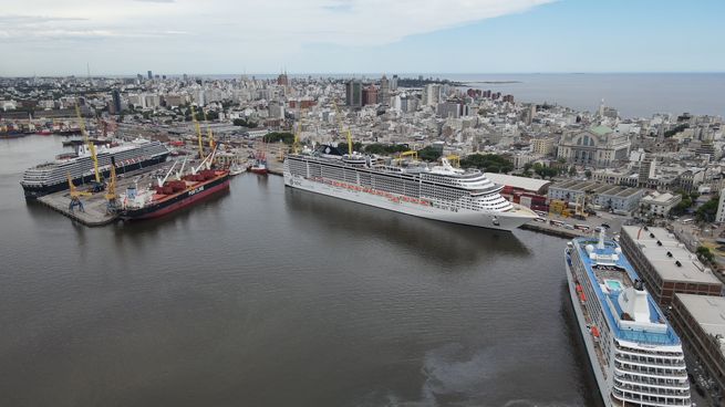 En la temporada 2023-2024 llegaron 187 cruceros a los puertos de Uruguay.