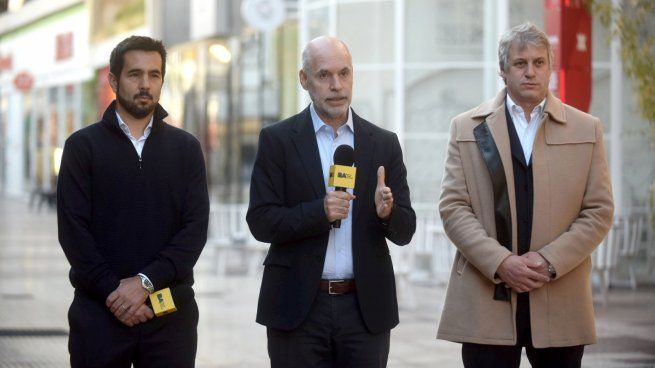 Horacio Rodriguez Larreta anuncios de impuesto tarjetas de credito