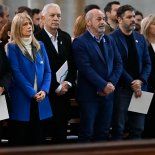 Axel Kicillof y su gabinete participan del Tedeum en La Plata. Axel Kicillof y su gabinete participan del Tedeum en La Plata.