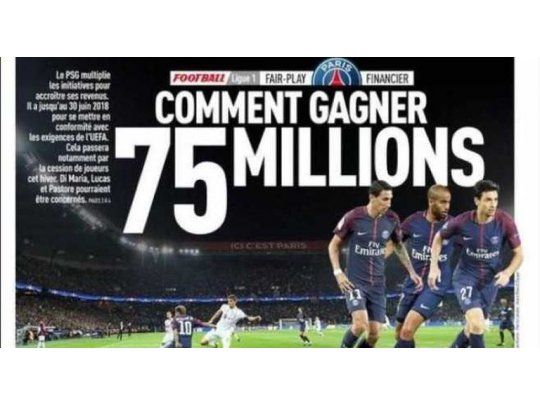 Pastore y Di María, transferibles para el PSG.
