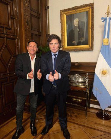 Belfort se reunió con Milei en 2024. Belfort se reunió con Milei en 2024.