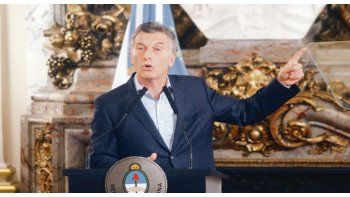 ámbito.com | Medidas. Mauricio Macri ayer durante el anuncio de los recortes en la administración pública con los que pretende dar muestras de austeridad.