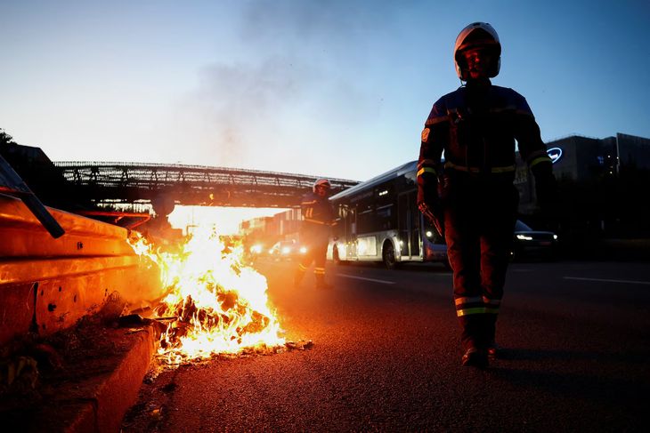 El despliegue de seguridad incluyó 6.000 policías y gendarmes en la capital. El despliegue de seguridad incluyó 6.000 policías y gendarmes en la capital.