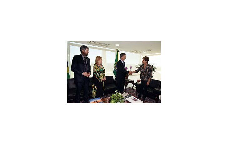 Dilma Rousseff recibió a Mauricio Macri, a Marcos Peña y a la designada canciller, Susana Malcorra.
