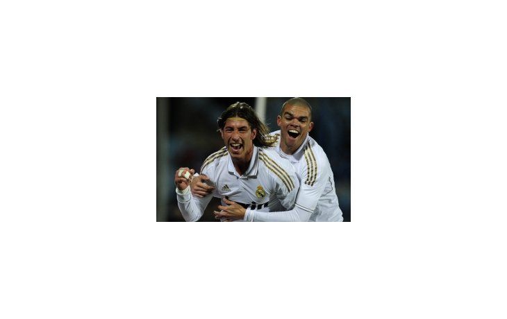 Sergio Ramos, autor del gol del Real Madrid.