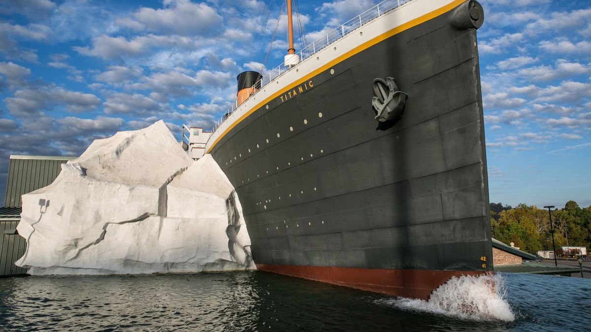 La maldición del iceberg: tres heridos en un museo del Titanic en EEUU