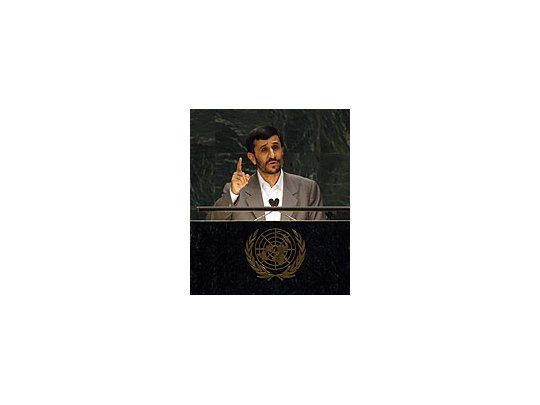 Mahmud Ahmadinejad ante la Asamble de la ONU