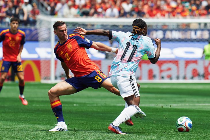 España se impuso por 2-1 ante Bélgica y se metió entre los cuatro mejores del Mundial 2026. España se impuso por 2-1 ante Bélgica y se metió entre los cuatro mejores del Mundial 2026.