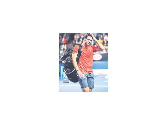 Del Potro cayó en la segunda ronda del primer Grand Slam del año y padeció su primer trago amargo de la temporada, en la que pretende pelear en lo más alto del ranking.