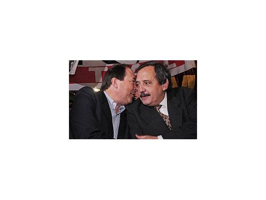 Ernesto Sanz y Ricardo Alfonsín