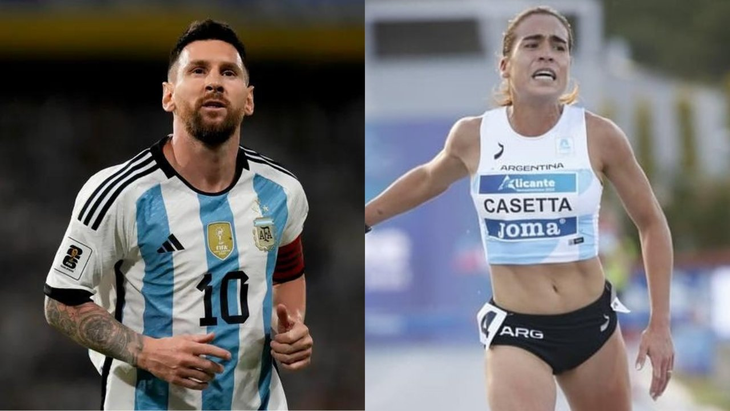 Lionel Messi y Belen Casetta, los mejores en sus disciplinas Lionel Messi y Belen Casetta, los mejores en sus disciplinas