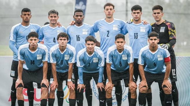 Uno por uno, cuánto valen los jugadores de la Sub-20 de Uruguay. (Foto: AUF)