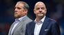 Gianni Infantino, presidente de la FIFA, y Victor Montagliani, presidente de CONCACAF.