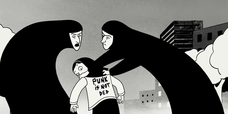 Satrapi junto a Vincent Paronnaud convirtió a Satrapi junto a Vincent Paronnaud convirtió a