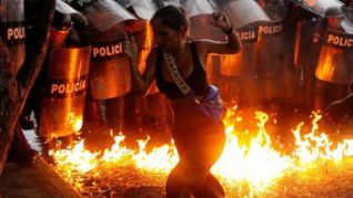 Represión en Venezuela.