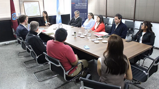 Del encuentro participaron también autoridades de la Cámara de Minería de Salta, CAPEMISA y CAPROSEMITP. Del encuentro participaron también autoridades de la Cámara de Minería de Salta, CAPEMISA y CAPROSEMITP.