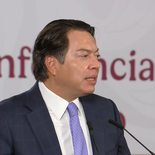 Mario Delgado, titular de la SEP, en la Mañanera del Pueblo. Mario Delgado, titular de la SEP, en la Mañanera del Pueblo.