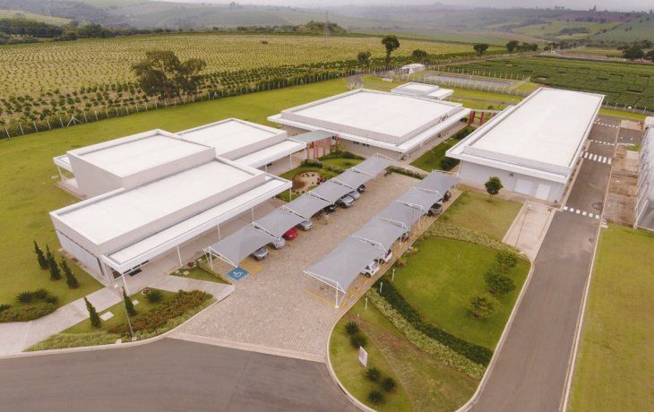 impacto regional. La planta que la firma tiene en San Pablo, Brasil.