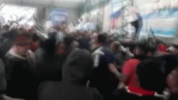 agresiones en actos de campana en el interior
