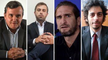 Aldo Abram, Federico Furiase, Andrés Asiain e Iván Cachanosky.