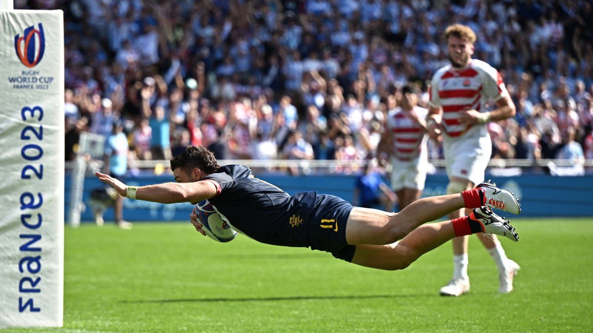 The Pumas defeated Japan and advanced to the quarterfinals of the World Cup in France