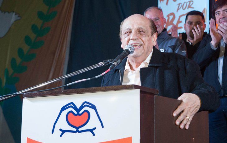 Juan José Mussi, intendente de Berazategui. 