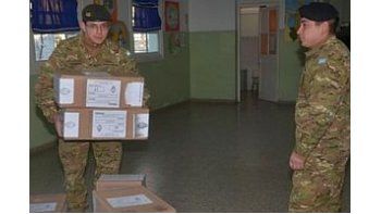 Las FFAA participan del operativo de vigilancia de las urnas y de custodia de los lugares de votación en todo el país.
